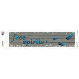 Free Spirits Novelty Narrow Sticker Decal
