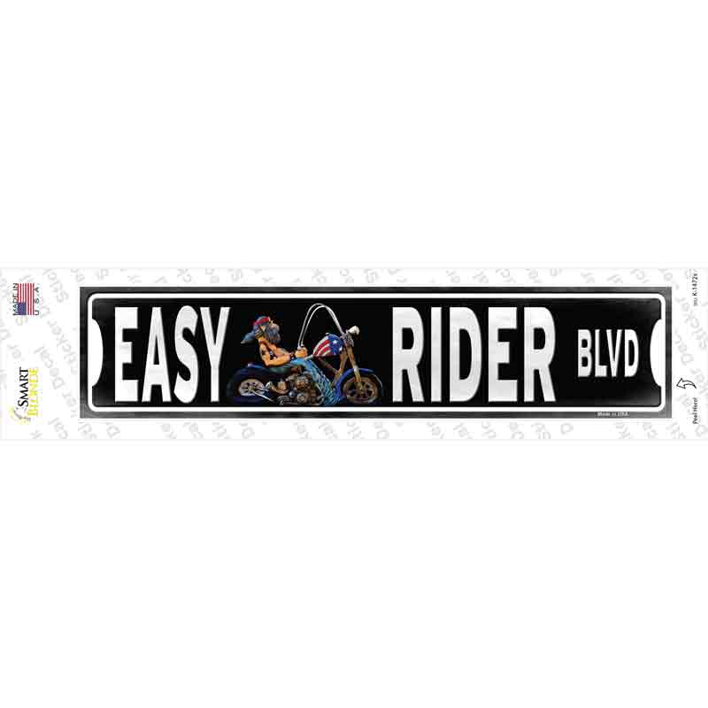 Easy Rider Novelty Narrow Sticker Decal Small