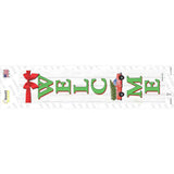 Winter Welcome Novelty Narrow Sticker Decal Small