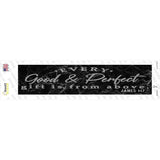 Good And Perfect Bible Verse Novelty Narrow Sticker Decal