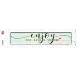 Enjoy Little Things Novelty Narrow Sticker Decal