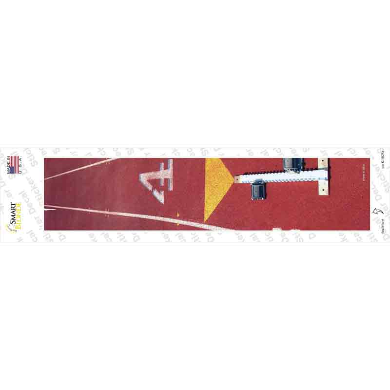 Track Line Up Novelty Narrow Sticker Decal