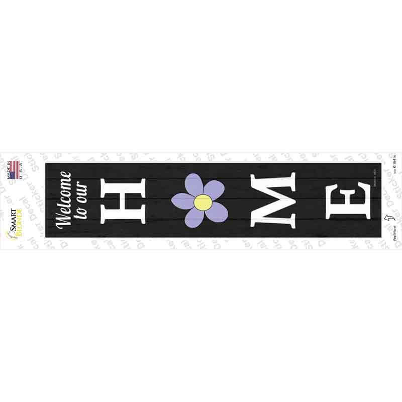 Home Flower Novelty Narrow Sticker Decal Small