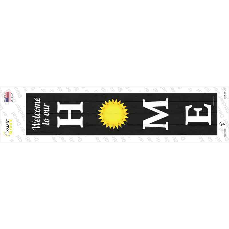 Home Sun Novelty Narrow Sticker Decal Small