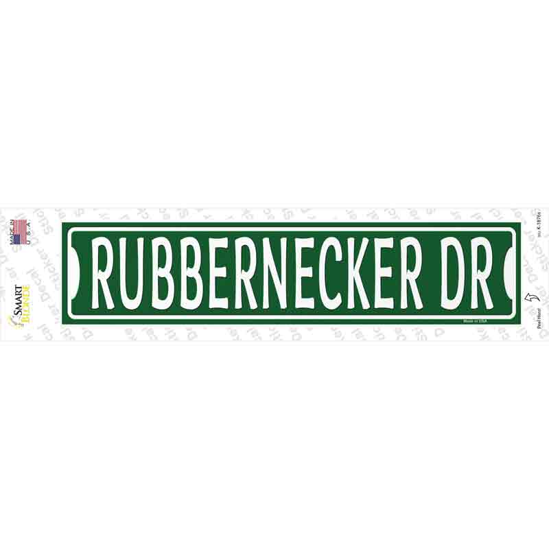 Rubbernecker Dr Novelty Narrow Sticker Decal