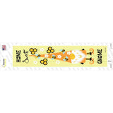 Home Sweet Gnome Bee Vertical Novelty Narrow Sticker Decal