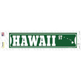 Hawaii St Silhouette Novelty Narrow Sticker Decal Small