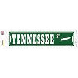 Tennessee St Silhouette Novelty Narrow Sticker Decal Small