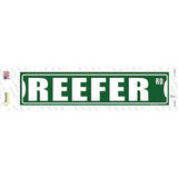 Reefer Road Novelty Narrow Sticker Decal Small