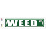 Weed Way Novelty Narrow Sticker Decal Small