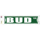 Bud Blvd Novelty Narrow Sticker Decal Small