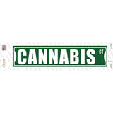 Cannabis Ct Novelty Narrow Sticker Decal Small