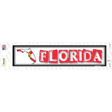 Florida Outline Novelty Narrow Sticker Decal Small