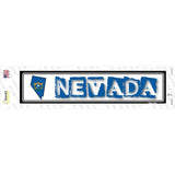 Nevada Outline Novelty Narrow Sticker Decal Small