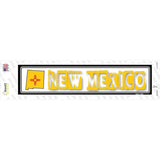 New Mexico Outline Novelty Narrow Sticker Decal Small