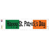 Happy St. Patricks Day Novelty Narrow Sticker Decal Small