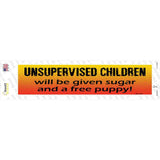Unsupervised Children Novelty Narrow Sticker Decal