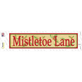 Mistletoe Lane Novelty Narrow Sticker Decal Small