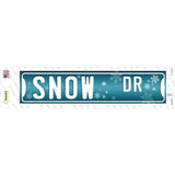 Snow Dr Novelty Narrow Sticker Decal Small