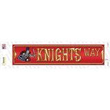 Knights Way Novelty Narrow Sticker Decal