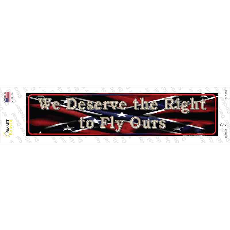 We Deserve The Right Novelty Narrow Sticker Decal Small