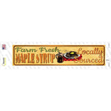 Farm Fresh Maple Syrup Novelty Narrow Sticker Decal Small