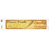 Farm Fresh Parsnips Novelty Narrow Sticker Decal Small