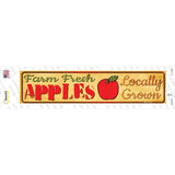 Farm Fresh Apples Novelty Narrow Sticker Decal Small