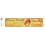 Farm Fresh Grapefruit Novelty Narrow Sticker Decal Small