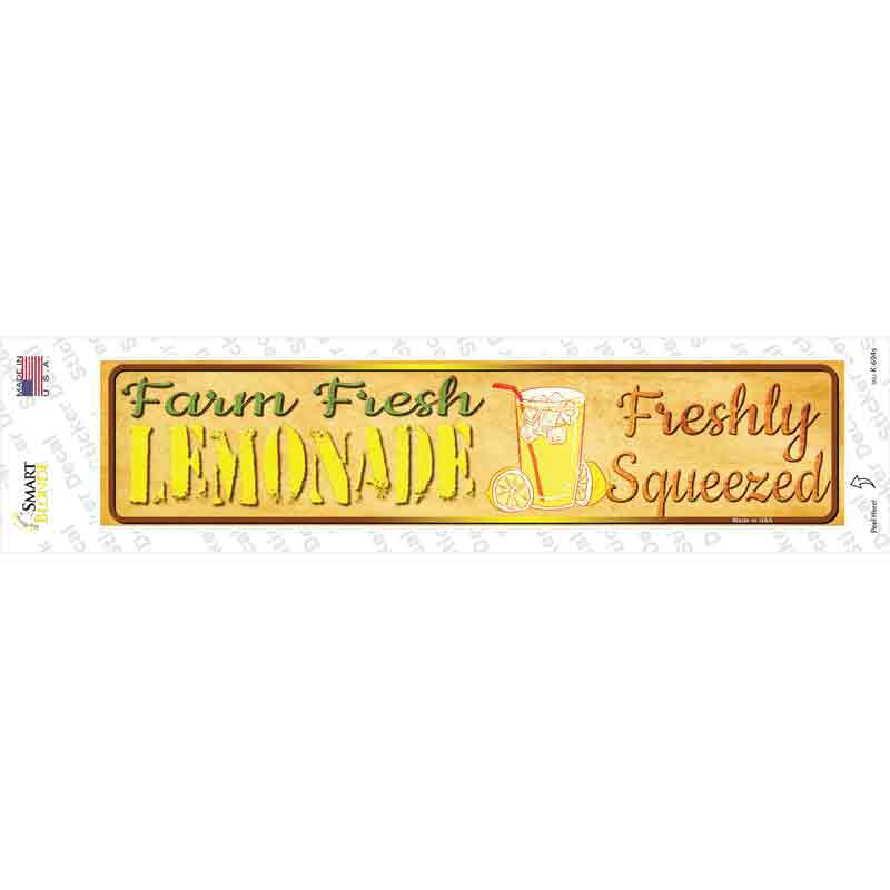 Farm Fresh Lemonade Novelty Narrow Sticker Decal Small