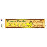 Farm Fresh Bananas Novelty Narrow Sticker Decal Small