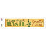 Farm Fresh Basil Novelty Narrow Sticker Decal Small