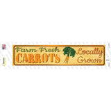 Farm Fresh Carrots Novelty Narrow Sticker Decal Small