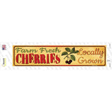 Farm Fresh Cherries Novelty Narrow Sticker Decal Small