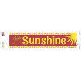 Hello Sunshine Pink Novelty Narrow Sticker Decal