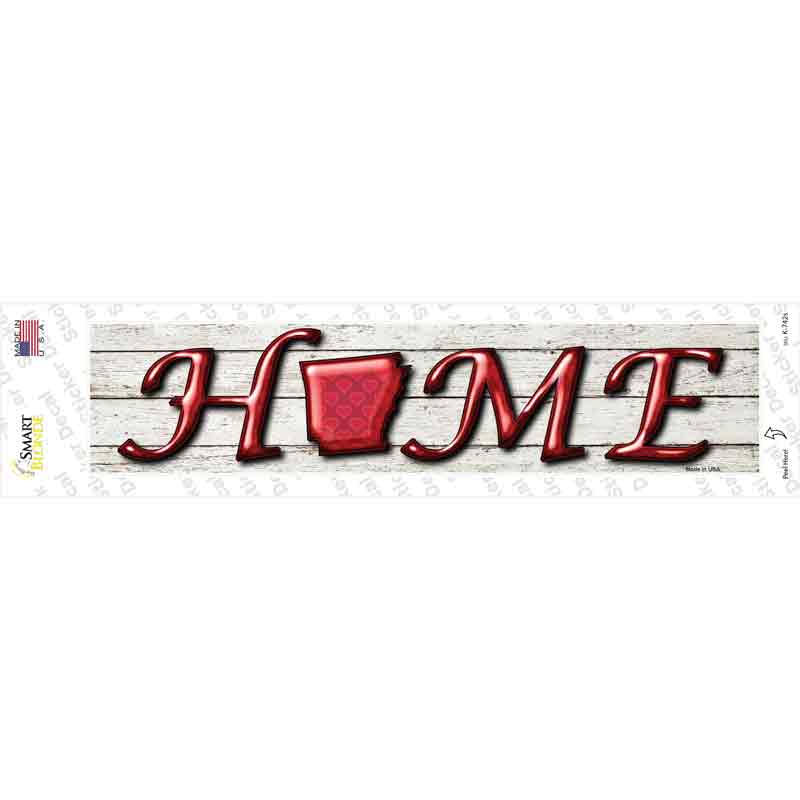 Arkansas Home Outline Novelty Narrow Sticker Decal Small