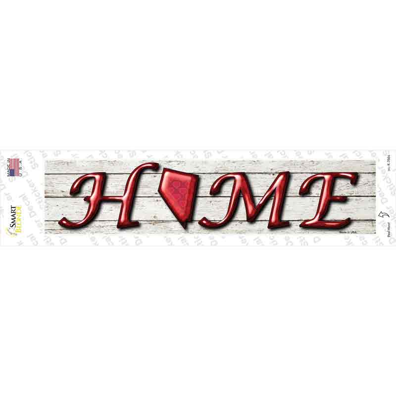 Nevada Home Outline Novelty Narrow Sticker Decal Small