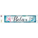 Relax Zone Novelty Narrow Sticker Decal