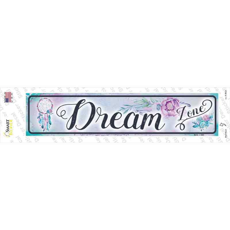 Dream Zone Novelty Narrow Sticker Decal | Smart Blonde