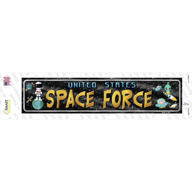 US Space Force Novelty Narrow Sticker Decal Small