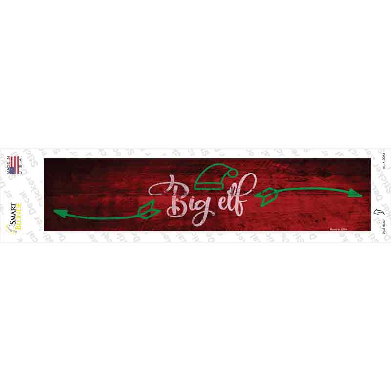 Big Elf Novelty Narrow Sticker Decal