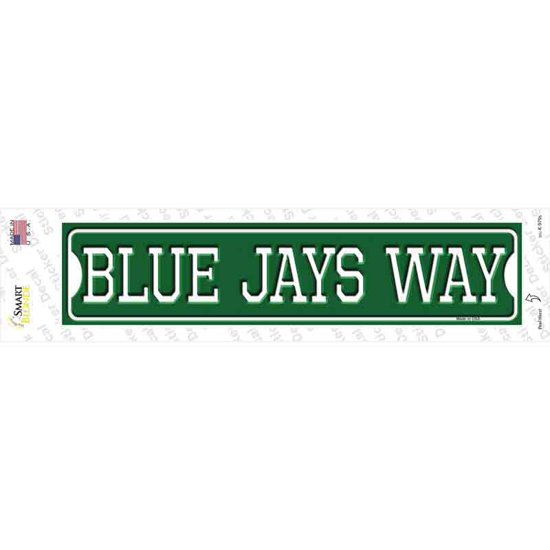 Blue Jays Way Novelty Narrow Sticker Decal Small