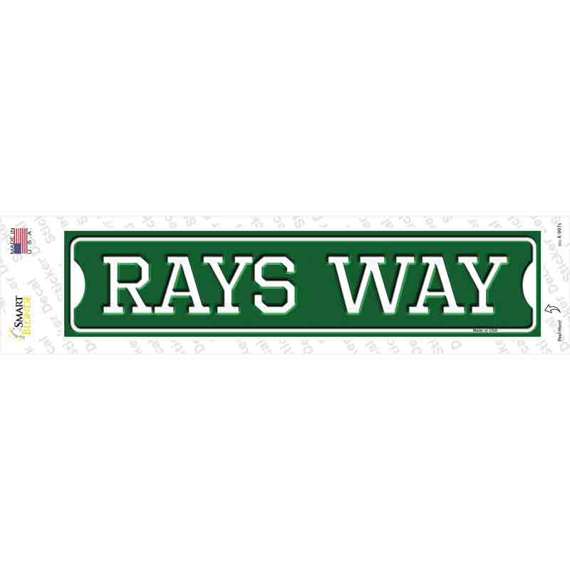 Rays Way Novelty Narrow Sticker Decal Small