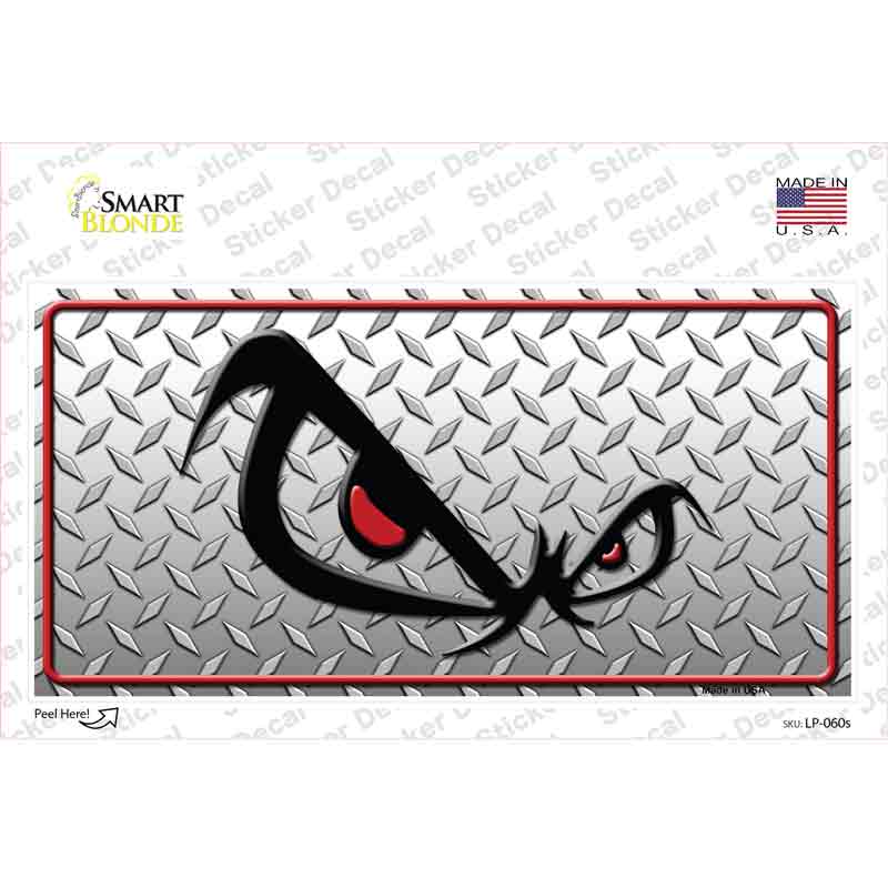 No Fear Eyes Diamond Novelty Sticker Decal