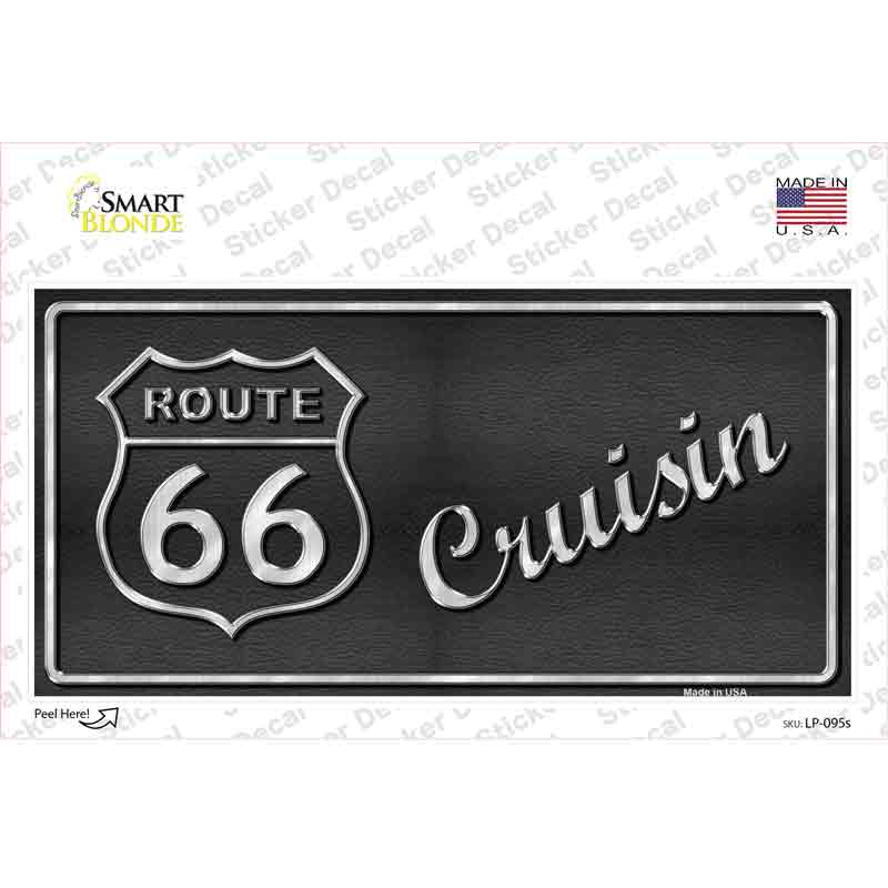 Route 66 Cruisin Novelty Sticker Decal