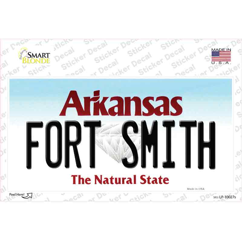 Fort Smith Arkansas Novelty Sticker Decal Small