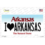 I Love Arkansas Novelty Sticker Decal Small