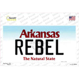 Rebel Arkansas Novelty Sticker Decal Small