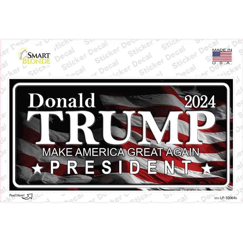 Trump 2024 Novelty Sticker Decal Small