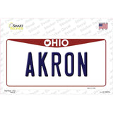 Akron Ohio Novelty Sticker Decal Small